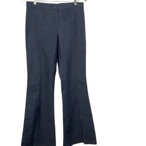 Bisou Bisou Michele Bohbot Flared Denim Trousers Pants Size 42